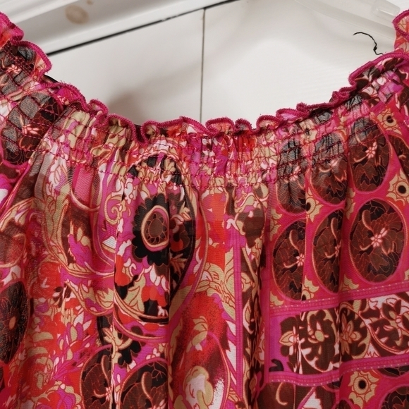 Brights bold Sheer Colourful top - Picture 11 of 11